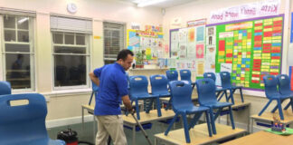 SE NECESITA PERSONAL DE LIMPIEZA PARA ESCUELA, TURNO DE TRABAJO EN LA TARDE 20 HORAS SEMANALES empleados de limpieza de escuela school cleaning employees