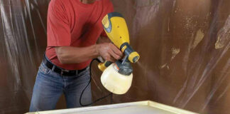 SE SOLICITA PINTOR PARA TRABAJOS DE PINTURA DE GABINETES DE COCINA, PERSONA RESPONSABLE pintor de gabinetes de cocina empleado masculino kitchen cabinet painter male staff