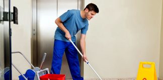 SE REQUIERE CONSERJE CON DISPONIBILIDAD INMEDIATA, TURNO DIURNO JORNADA COMPLETA conserje encargado de edificio janitors male cleaning staff empleada de limpieza para edificio