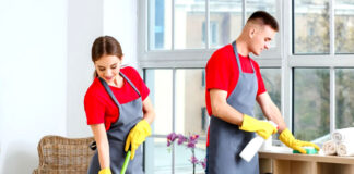 personal para limpieza de casas grandes staff for cleaning large houses female and male cleaning staff