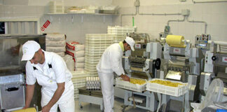 Operarios de Producción Para Elaboración de Pastas Caseras Production Operators For Making Homemade Pasta