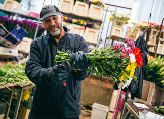 Ayudantes para almacén de flores floristeria hombres y mujeres female and male staff personal para floreria flower store staff