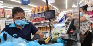 Cajera personal femenino female staff supermarket staff