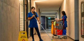 Personal de Limpieza para empresa de servicios Comprehensive Cleaning Staff for corporate buildings janitors cleaning lady limpiadores