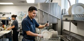 SE SOLICITAN LAVAVAJILLAS CON O SIN EXPERIENCIA (HOMBRES Y MUJERES), SE ENTRENARÁ. 35 HORAS SEMANALES, SALARIO $1960 POR MES Lavavajillas en Canadá Restaurant staff empleo como lavavajillas en Canadá Diswasher Canada jobs Empleos Urgentes