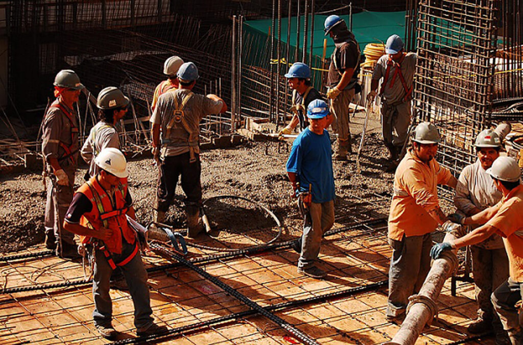 Obrero de construcción en Burlington