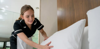SE SOLICITA PERSONAL PARA LIMPIEZA DE HOTEL (ASEO DE HABITACIONES), 5 PUESTOS. NO REQUIERE EXPERIENCIA, SALARIO $2849 AL MES Personal Para Limpieza de Hotel Aseo de Habitaciones para hotel en Estados Unidos Empleo sin experiencia en USA Hotel Cleaning Personnel Room in USA
