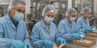 SE SOLICITAN 4 OPERARIOS/AS DE ENVASADO Y PRODUCCIÓN PARA TRABAJAR EN UNA EMPRESA LÍDER DEL SECTOR FARMACÉUTICO. BUEN SALARIO, INGRESO INMEDIATO Operarios de Envasado y Producción Empresa Líder del Sector Farmacéutico en España empleo en Huesca Packaging and Production Operators at a Leading Pharmaceutical Company in Spain