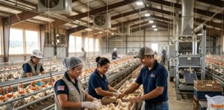 SE SOLICITAN 2 AYUDANTES DE GRANJA AVÍCOLA (NO SE REQUIERE EXPERIENCIA PREVIA, SE CAPACITARÁ), SALARIO $3175,68 AL MES Granja Avícola Ayudantes de granja avícola en Estados Unidos Poultry farm Empleos Urgentes