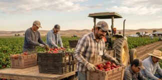 SOLICITAMOS 10 PEONES/AS AGRÍCOLAS PARA GRANJA (NO ES NECESARIO EXPERIENCIA), 1ER TURNO. BUEN PAGO POR HORA Agrícolas en Estados Unidos Granja en estados unidos Farm workers peones agricolas USA jobs Empleos Urgentes
