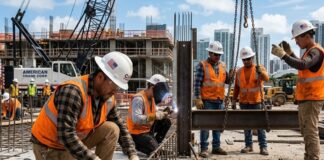 SE SOLICITAN OBREROS DE LA CONSTRUCCIÓN (NO REQUIERE EXPERIENCIA, SE CAPACITARÁ), TRABAJO ESTABLE. PAGO HASTA $27.00 POR HORA Construcción en Estados Unidos Obreros de la construcción Empleos en USA Construction staff Obreros workers Empleos Urgentes