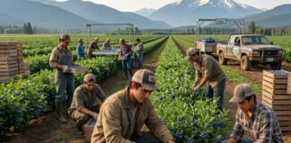 SE NECESITAN 4 TRABAJADORES/AS AGRÍCOLAS PARA COSECHA DE MANZANAS (NO REQUIERE EXPERIENCIA), SE CAPACITARÁ. PAGO $17.20 POR HORA Agrícolas labores generales granja en Canadá Trabajadores agrícolas en Canada Farm workers canada jobs Empleos Urgentes