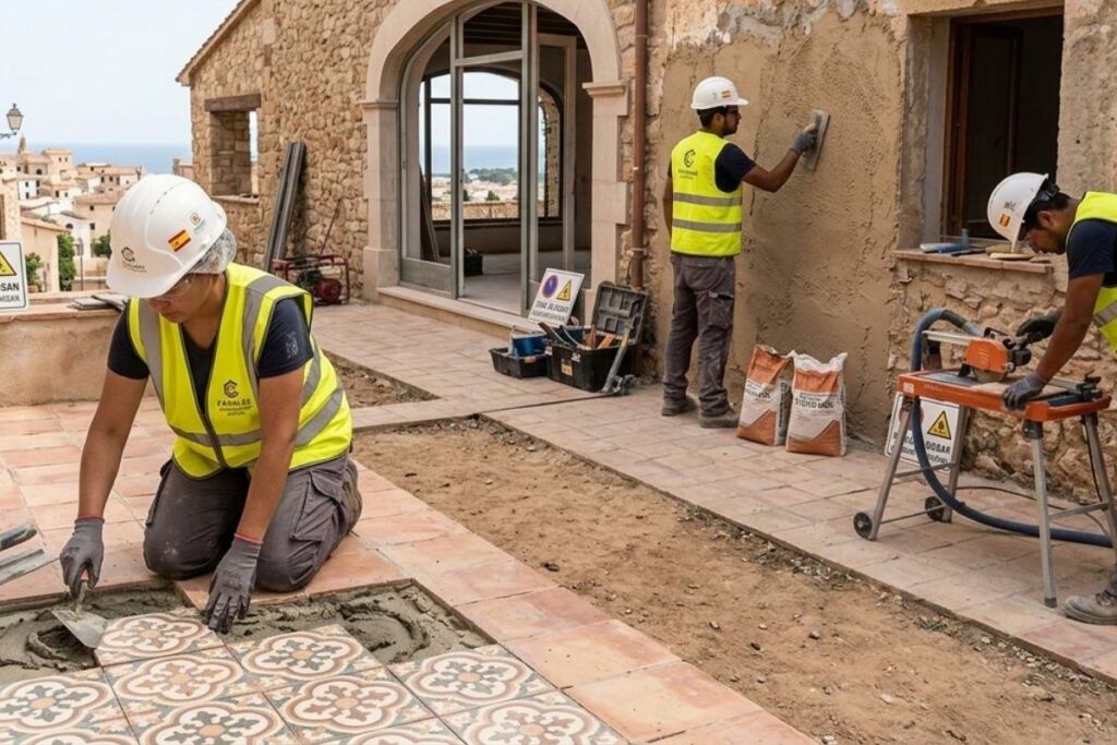 Oficial albañil en monserrat