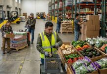 SE SOLICITA PERSONAL PARA ALMACÉN DE ALIMENTOS, 4 DÍAS A LA SEMANA. PAGO $17.50 POR HORA Almacén de alimentos en Estados Unidos USA jobs warehouse staff Empleo en USA jobs Empleos Urgentes