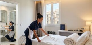 SE NECESITA CAMARERO/A DE PISOS PARA HOTEL (POCA EXPERIENCIA), MEDIA JORNADA. BUEN SALARIO Y BENEFICIOS Camareros de pisos para limpieza de habitaciones de hotel en España hotel staff empleo en Barcelona hotel cleaning spain jobs Empleos Urgentes