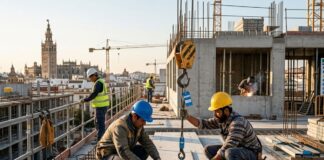 SE SOLICITAN PEONES/AS DE LA CONSTRUCCIÓN DE EDIFICIOS (2 VACANTES). SALARIO 1680,00 € AL MES + BENEFICIOS, CONTRATO INDEFINIDO Construcción en España Spain jobs Obreros de construcción Empleo en Sevilla España Empleos Urgentes