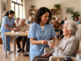 Cuidadoras de adultos mayores geriatrico en España centro de Día Gariatric staff personal para geriatrico caregiver elderlycare cuidadoras Empleos Urgentes