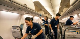 SE BUSCA LIMPIADOR DE CABINA DE AVIÓN (HOMBRE O MUJER), CON O SIN EXPERIENCIA. PAGO $20,28 POR HORA Limpiador de cabina de avion en Estados Unidos USA jobs Empleo en Estados Unidos airplane cleaning staff Empleos Urgentes