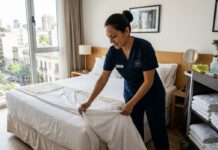 SE BUSCAN MUCAMAS/OS Y PERSONAL DE ÁREAS PÚBLICAS PARA HOTELES 5 ESTRELLAS VÍA RANDSTAD EN CABA (6 MESES DE EXPERIENCIA), TURNOS ROTATIVOS CON COMIDA EN EL HOTEL Mucama para limpieza de hotel en Buenos Aires Empleo en Argentina cleaning staff maid hotel in Argentina Empleos Urgentes