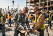 SE SOLICITAN OBREROS DE LA CONSTRUCCIÓN (12 VACANTES), 40 HORAS SEMANALES. PAGO $21.59 POR HORA Obreros de la Construcción en USA Obreros de la Construcción en Estados Unidos empleo en Iowa empleo sin experiencia en USA Construction Workers in USA Empleos Urgentes