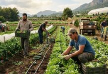 SE BUSCAN 30 PEONES/AS AGRÍCOLAS PARA FINCA HORTOFRUTÍCOLA EN ADEJE, TENERIFE (SE VALORA EXPERIENCIA), CONTRATO INDEFINIDO. SALARIO DE 18.000 A 20.000 € AL AÑO Peones Agrícolas peones agrícolas en España empleo en Montblanc empleo en Tarragona Agricultural Laborers agricultural laborers in Spain Empleos Urgentes