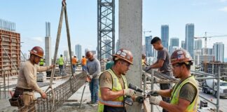 SE SOLICITAN TRABAJADORES DE CONCRETO PARA DIVERSAS OBRAS DE CONSTRUCCIÓN (NO REQUIERE EXPERIENCIA, SE CAPACITARÁ), PAGO $22.51 POR HORA Trabajadores de concreto para obras de construcción en Estados Unidos USA jobs construction staff Empleos Urgentes