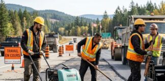 SE SOLICITAN TRABAJADORES DE CONSTRUCCIÓN PARA CARRETERAS (2 VACANTES), PAGO HASTA $35.00 POR HORA Trabajadores de la construcción para construccion de carreteras en Canadá road construction canada jobs Empleos Urgentes