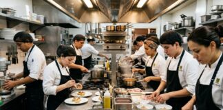 SE SOLICITA AYUDANTE DE COCINA PARA RESTAURANTE (5 DÍAS A LA SEMANA), TURNO TARDE. SALARIO 1.400€ AL MES EN 14 PAGAS Ayudante de cocina para restaurante en España spain jobs restaurant staff empleo en Barcelona spain jobs Empleos Urgentes