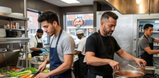 SE NECESITAN AYUDANTES DE COCINA (HOMBRES Y MUJERES) NO REQUIERE EXPERIENCIA, SE ENTRENARÁ. PAGO $17,40 POR HORA Ayudantes de Cocina Personal para restaurante en Canadá Kitchen Helpers Küchenhelfer Aiutanti di cucina Empleo en Canadá Empleos Urgentes