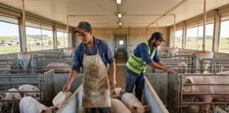 SE SOLICITAN CUIDADORES/AS DE ANIMALES PARA GRANJA PRODUCTORA DE CERDOS, PAGO $18.50 POR HORA + BENEFICIOS Cuidadores de animales granja de cerdos en Estados Unidos USA jobs pig farm workers USA jobs Empleos en Estados Unidos Empleos Urgentes