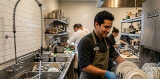 SE NECESITAN 4 LAVAPLATOS PARA RESTAURANTE (HOMBRES Y MUJERES) NO REQUIERE EXPERIENCIA; SE CAPACITARA. BUEN PAGO Lavaplatos para restaurante en Canadá Empleo en Canadá restaurant staff Canada jobs diswasher Empleos Urgentes