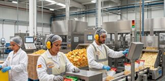 SE SOLICITAN OPERARIOS/AS DE PRODUCCIÓN PARA EMPRESA DE SNACKS, CHIPS Y POP CORN (5 PUESTOS), 35 HORAS SEMANALES. BUEN SALARIO Operarios de producción empresa de snacks en España spain jobs Production staff Empleos en España 2026 Empleos Urgentes