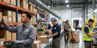 SE SOLICITA PERSONAL PARA ALMACÉN (HOMBRES Y MUJERES), NO SE REQUIERE EXPERIENCIA. PUESTOS DISPONIBLES EN VARIAS ÁREAS Operarios para almacen en Estados Unidos USA jobs warehouse operator Empleos USA 2026 Empleos Urgentes
