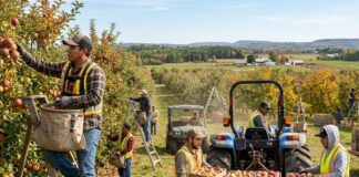 SE NECESITAN PEONES/AS AGRÍCOLAS PARA GRANJA DE FRUTAS (6 PUESTOS) NO REQUIERE EXPERIENCIA, SE CAPACITARÁ. PAGO $17.40 POR HORA Peones Agrícolas Granja de frutas Peones Agrícolas en Canadá Empleo sin experiencia en Canadá Farm Laborers Fruit Farm in Oliver Jobs in British Columbia Farm Laborers in Canada Empleos Urgentes