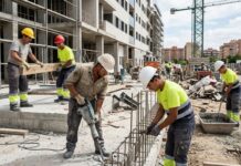 SE NECESITAN PEONES/AS DE CONSTRUCCIÓN (NO SE REQUIERE EXPERIENCIA PREVIA), SALARIO COMPETITIVO. INGRESO INMEDIATO Peones de construcción en España construction staff spain jobs empleo en Sevilla trabajadores de construccion Empleos Urgentes