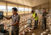 SE SOLICITA TRABAJADOR PARA GRANJA AVÍCOLA (CRÍA Y MANEJO DE AVES), LABORES GENERALES. NO REQUIERE EXPERIENCIA, SE CAPACITARÁ Trabajador para granja avícola en España Empleo en Sevilla Spain jobs poultry farm Empleos Urgentes