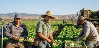 SE NECESITAN TRABAJADORES AGRÍCOLAS (NO REQUIERE EXPERIENCIA, 4 VACANTES), 6 HORAS DIARIAS DE LUNES A VIERNES. PAGO $1770 AL MES Trabajadores agricolas en Estados Unidos USA jobs farm workers granja de vegetales en Estados Unidos Empleos Urgentes