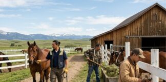 SE SOLICITAN AYUDANTES PARA RANCHO DE CABALLOS (10 PUESTOS), POCA EXPERIENCIA. 45 HORAS SEMANALES, PAGO $19.96 POR HORA Ayudantes Para Rancho de Caballos en Estados Empleo en California Horse Ranch Helpers employed for farm in the United States Empleos Urgentes
