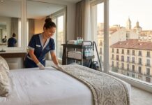 SE BUSCAN 2 CAMAREROS/AS DE PISOS PARA HOTEL DE 4 ESTRELLAS VÍA RANDSTAD EN VALENCIA (1 AÑO DE EXPERIENCIA EN HOTELES), 30 HORAS DE MAÑANA. SUELDO DE 17.094 € AL AÑO Camareros mucama para limpieza de habitaciones de hotel en España Cleaning staff spain jobs Hotel staff Empleos Urgentes