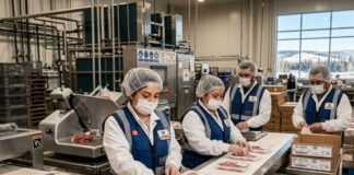 SE NECESITAN ENVASADORES/AS DE CARNE (CON O SIN EXPERIENCIA), 40 HORAS SEMANALES. BUEN PAGO POR HORA Envasadores en Canada Empleo de envasadores en Canada packers jobs Canada Jobs empleos en Canada 2026 Empleos Urgentes