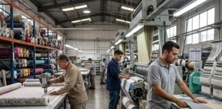 SE PRECISA OPERARIO/A PARA EL SECTOR TEXTIL 5 DÍAS A LA SEMANA (CON O SIN EXPERIENCIA), TURNO DE MAÑANA. PAGO COMPETITIVO Operarios para industria textil en España spain jobs textil operators Empleos Urgentes