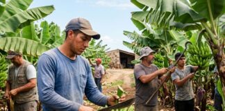 SE SOLICITAN PEONES/AS AGRÍCOLAS PARA FINCAS DE PLÁTANOS (12 VACANTES). INCORPORACIÓN INMEDIATA, BUEN SUELDO Y BENEFICIOS Peones Agrícolas para Fincas de Plátanos en España Agricultural Laborers for Banana Farms in Spain Empleos Urgentes