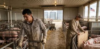 SE BUSCAN PEONES/AYUDANTES PARA GRANJA DE CERDAS (CON O SIN EXPERIENCIA), VACANTES EN DIFERENTES UBICACIONES. PAGO $18 POR HORA + BENEFICIOS Peones Ayudantes Para Granja de Cerdas empleado para granja en USA granja de cerdos empleo sin experiencia Pig Farm Helpers employed for farm in USA Empleos Urgentes