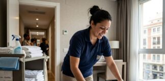 SE SOLICITA LIMPIADOR/A PARA HOTEL (20 HORAS SEMANALES), TURNO DE MAÑANA. BUEN SALARIO Y BENEFICIOS Limpiador Para Hotel en Madrid centro Trabajo medio tiempo Hotel Cleaner in Madrid center Part-time job Empleos Urgentes