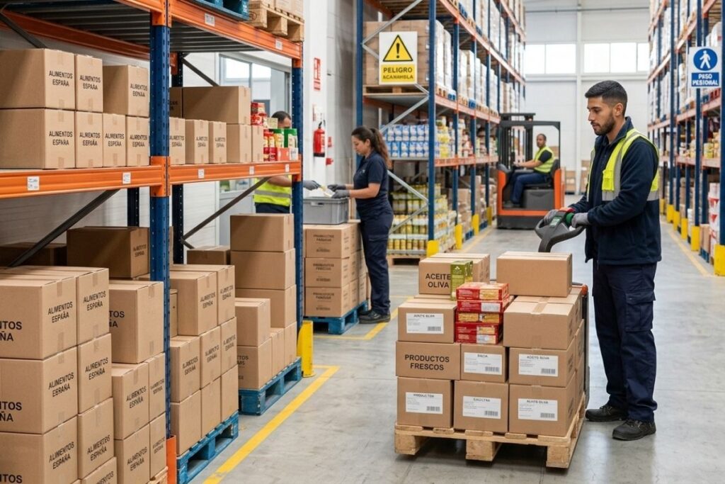 Trabajador de almacén en Langley